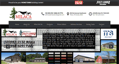 Desktop Screenshot of milacabuildingcenter.com