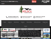 Tablet Screenshot of milacabuildingcenter.com